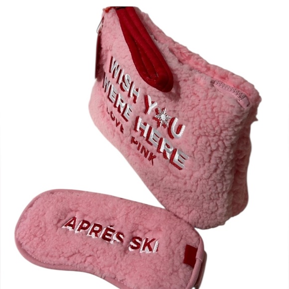 Victoria's Secret Pink Cosmetic Bag and Eye Mask Set - Picture 4 of 7